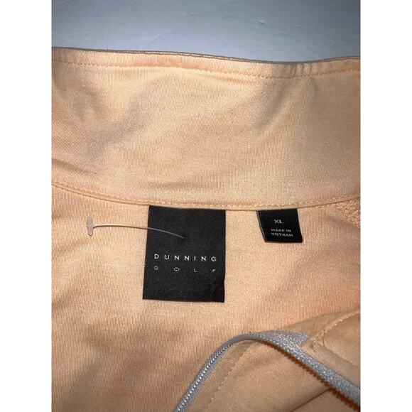 X-Large Pull Over TOP Polo Thumb Holes Peach XL Active Shirt Sport Dunning NEW - Picture 4 of 9